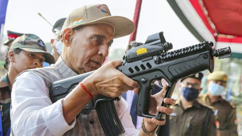Defence Minister Rajnath Singh 