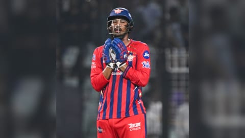 Mukul Choudhary scored an unbeaten 54 againts the knight riders for a 3 wicket victory