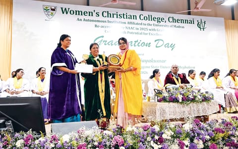 Women’s Christian College celebrates graduation ceremony

