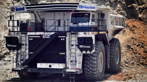 Heavy earthmoving equipment