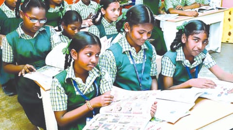 Children at school