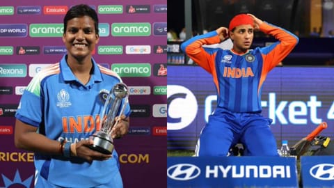 (L) Deepti Sharma, (R) Abhishek Sharma