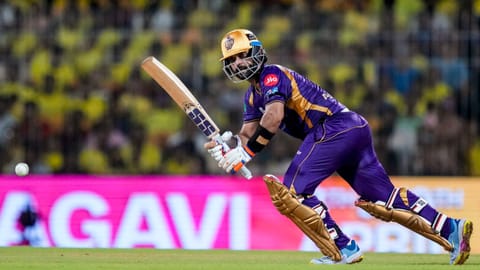 Kolkata Knight Riders' captain Ajinkya Rahane