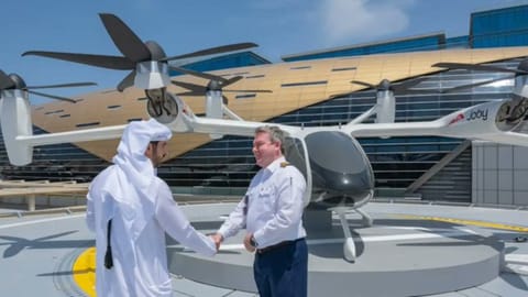 Dubai’s Crown Prince on Thursday (April 16) said the air taxi station was ready.
