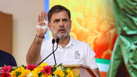 Congress leader Rahul Gandhi 