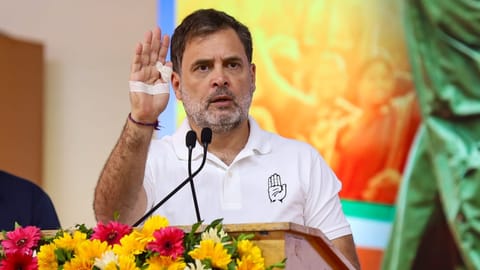 Congress leader Rahul Gandhi 