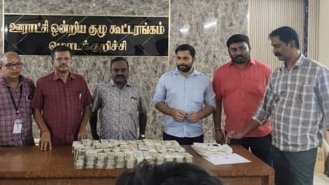 Ninety lakhs seized in Erode. 