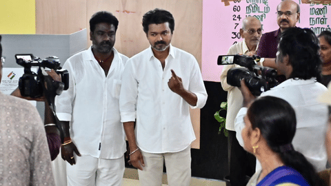 TVK chief Vijay 