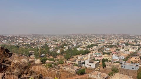 An ariel view of Bamako, Mali, Saturday, April 25, 2026. (AP Photo)