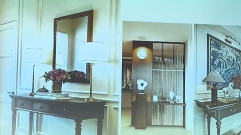 BJP leader Parvesh Varma shared visuals of what he claimed were from AAP chief Arvind Kejriwal’s new residence. (Screengrab)