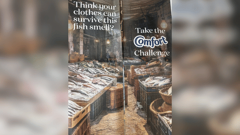 Comfort fabric conditioner advertisment