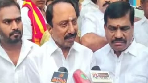 Tamil Nadu Finance Minister KA Sengottaiyan