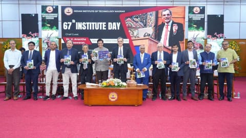 V Anantha Nageswaran, the Chief Economic Advisor to the Government of India at the 67th Institute Day of Indian Institute of Technology Madras on April 30