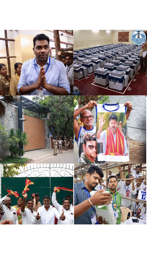Visuals from elections results counting day
