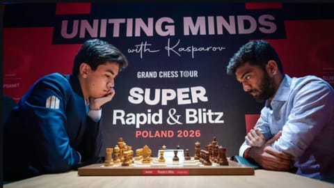 Gukesh and Sindarov at Grand chess tour