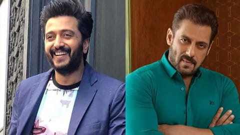 (L) Riteish Deshmukh, (R) Salman Khan