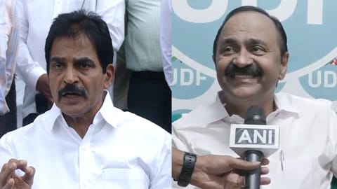 KC Venugopal and VD Satheesan 