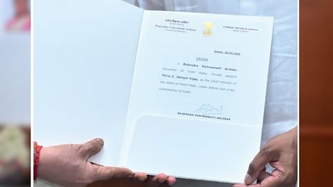 Governor RV Arlekar invited TVK leader C Joseph Vijay to swear in as the next Chief Minister of Tamil Nadu on May 10