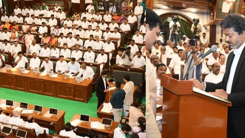CM & Tamilaga Vettri Kazhagam (TVK) founder C Joseph Vijay took oath as a member of the House as the first session of the 17th Tamil Nadu Legislative Assembly