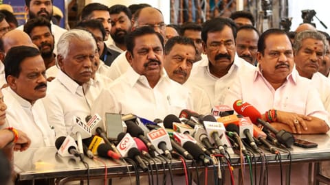 AIADMK General Secretary Edappadi K Palaniswami at Tamil Nadu Legislative Assembly in Chennai, Wednesday, May 13, 2026 