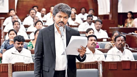 CM VIjay in TN Assembly
