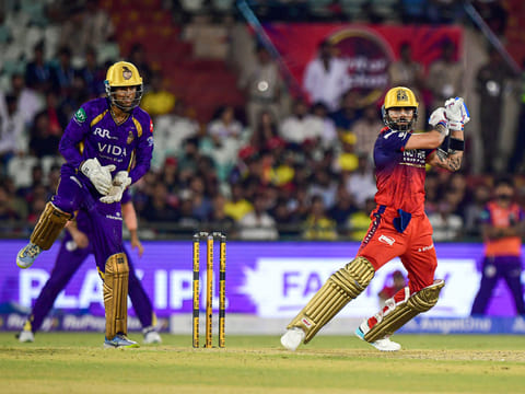 Kohli's unbeaten 105 guides RCB to six-wicket win against KKR in IPL
