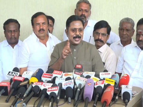 Tamil Nadu: TTV Dhinakaran reiterates "horse-trading" by TVK,
