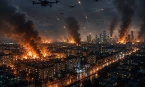 Ukrainian drone strike
