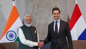 PM Modi and Rob Jetten