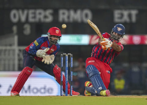 Lucknow: Lucknow Super Giants' captain Rishabh Pant returns to pavilion after his dismissal by Punjab Kings' Yuzvendra Chahal during an Indian Premier League (IPL) 2026 T20 cricket match between Lucknow Super Giants and Punjab Kings, in Lucknow, Uttar Pradesh, Saturday, May 23, 2026. (PTI Photo/Atul Yadav) (PTI05_23_2026_000507A) *** Local Caption ***