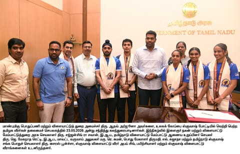 PWD, Highways and Sports Development Minister Aadhav Arjuna, a sportsperson himself, has assured complete institutional backing, ranging from sports science and elite coaching to nutrition, medical support and international-standard training facilities, to athletes from the State aiming for Olympic success.

