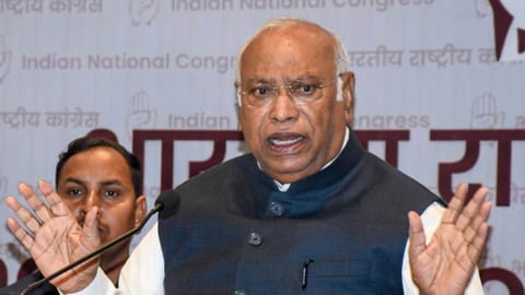 Kharge on Monday lashed out at the Modi government 