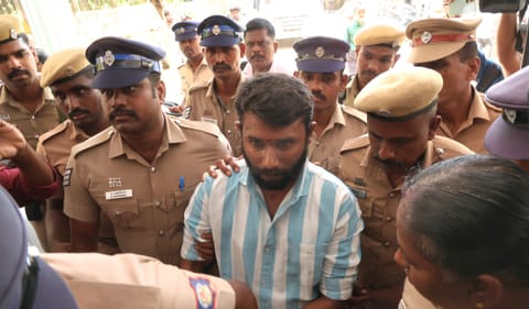 Muneeswaran in court