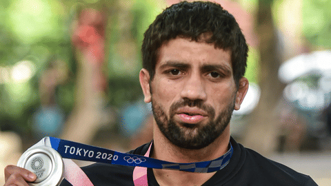 Indian wrestler Ravi Dahiya