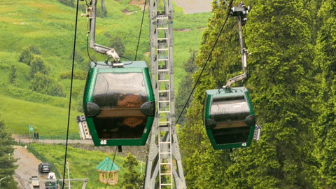 Rescue operation underway after around 300 tourists were stranded aboard the largest cable car as the system developed technical problems, at a Gulmarg resort in Jammu and Kashmir, Monday, May 25, 2026