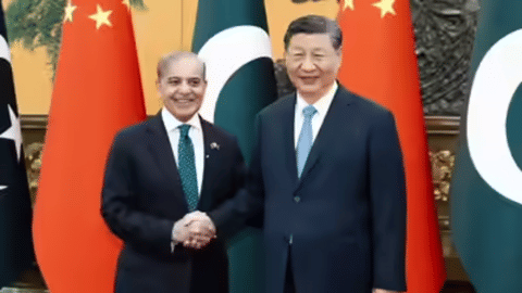  Prime Minister Shehbaz(L), President Xi Jinping(R)