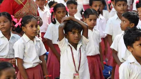 Representative image of school students 