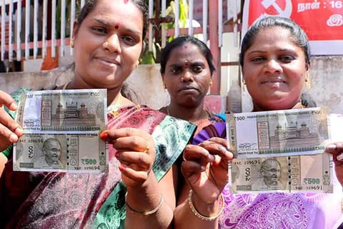 women with election money