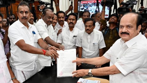MLA's submitting letter to Speaker JCD Prabhakar