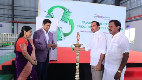 lithium-ion batteries and battery manufacturing scrap has been inaugurated at Gummidipoondi
