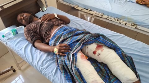 Prabhakaran admitted in government hospital 