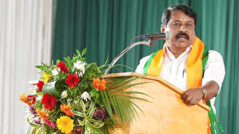 BJP state president Nainar Nagenthran
