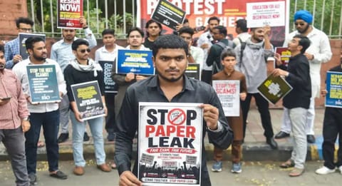 NEET-UG Paper leak sparked protest across the country