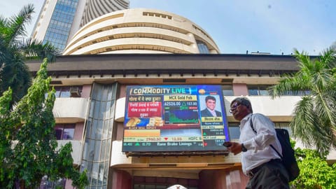 Bombay Stock Exchange (BSE) building, in Mumbai