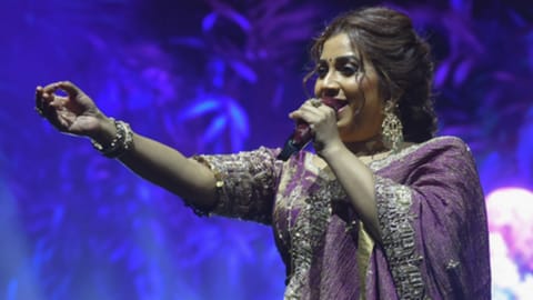 Playback singer Shreya Ghoshal