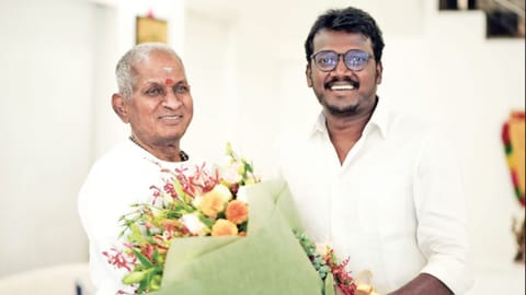 Maestro Ilaiyaraaja and director Mari Selvaraj