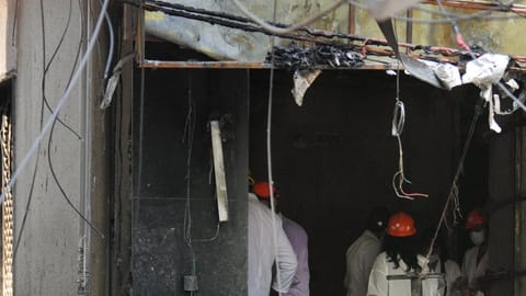 Hotel fire tragedy in south Delhi's Malviya Nagar