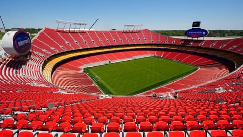 Arrowhead Stadium as it is rebranded as Kansas City Stadium