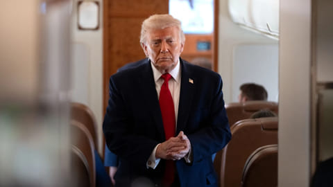 US President Donald Trump 