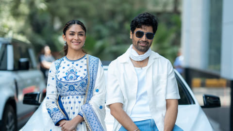 Actor Adivi Sesh and actress Mrunal Thakur starrer Dacoit